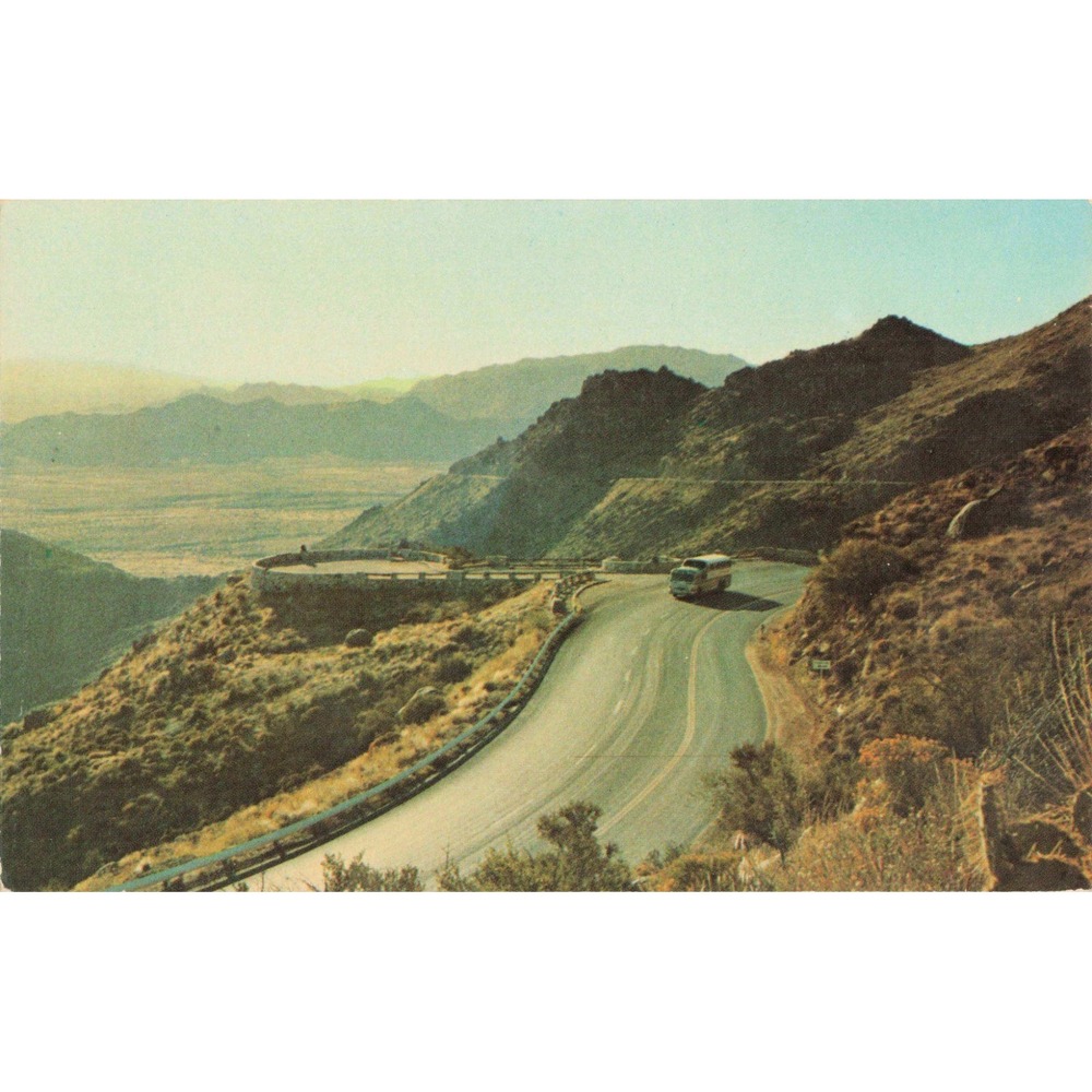 Vintage Yarnell Hill Highway Arizona US 89 Mirro-Krome Postcard Fronske Studio